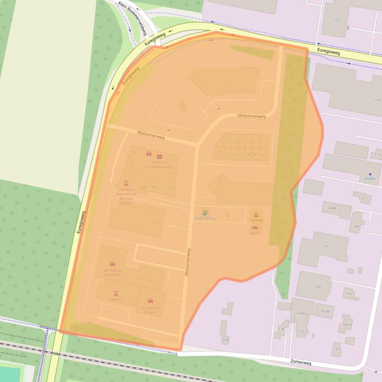 Kaart van postcodegebied 7532SW.