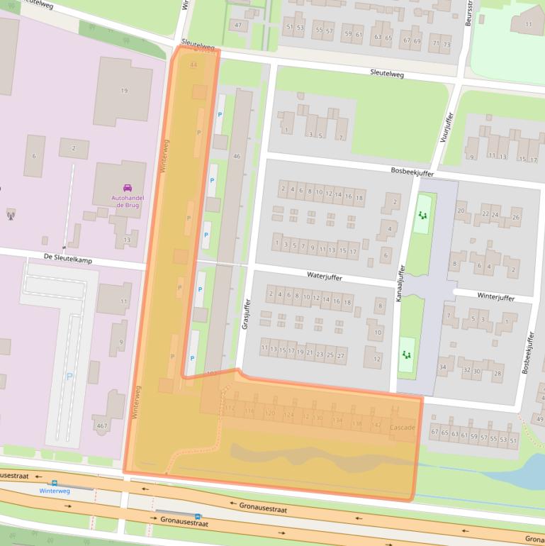 Kaart van postcodegebied 7532TD.