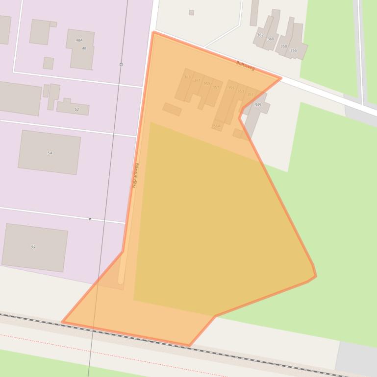 Kaart van postcodegebied 7532XG.