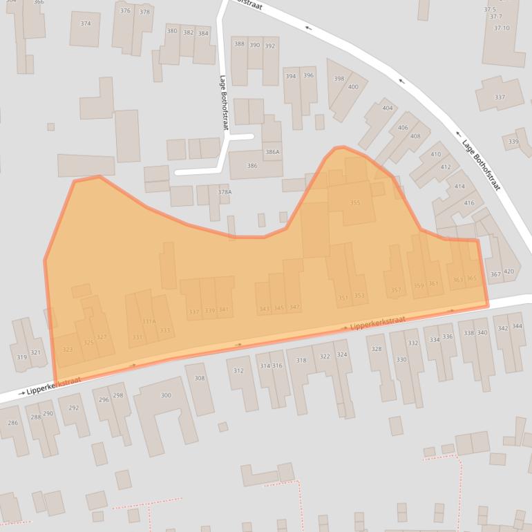 Kaart van postcodegebied 7533AC.