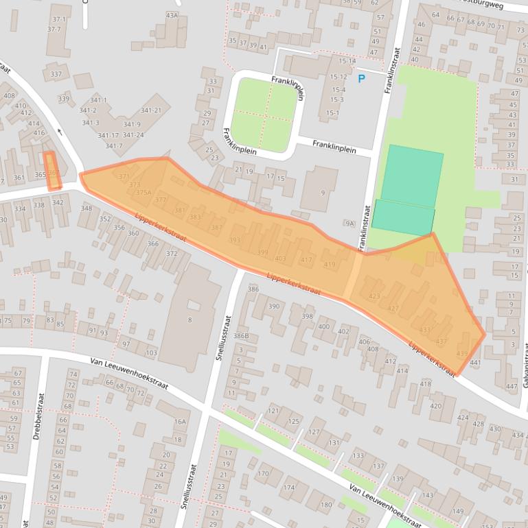 Kaart van postcodegebied 7533AD.