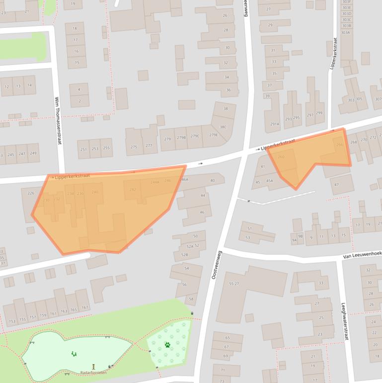 Kaart van postcodegebied 7533AJ.