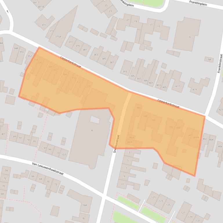 Kaart van postcodegebied 7533AM.