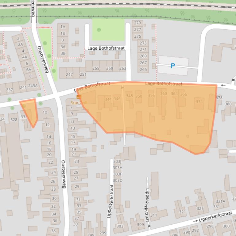 Kaart van postcodegebied 7533AV.