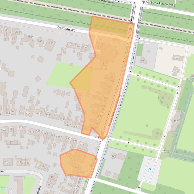 Kaart van postcodegebied 7533BH.