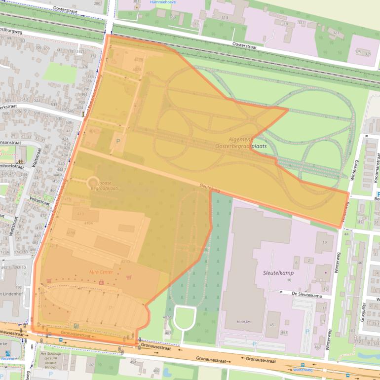 Kaart van postcodegebied 7533BL.