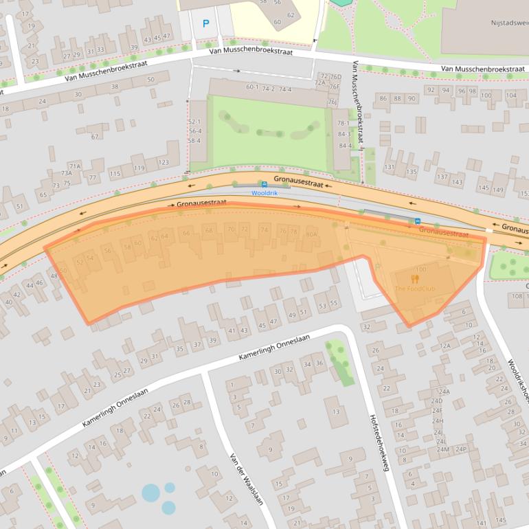 Kaart van postcodegebied 7533BP.