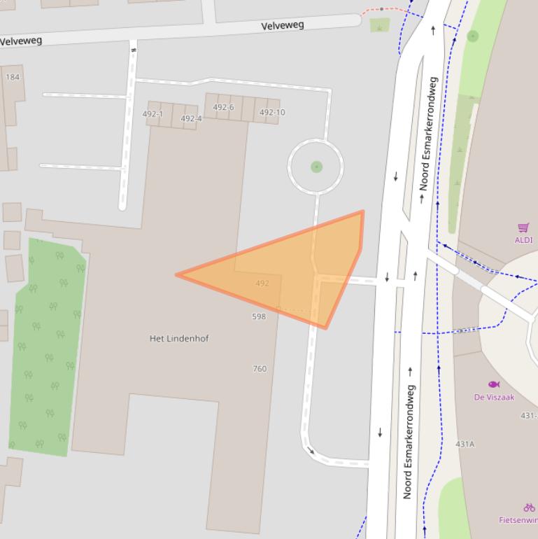 Kaart van postcodegebied 7533CN.