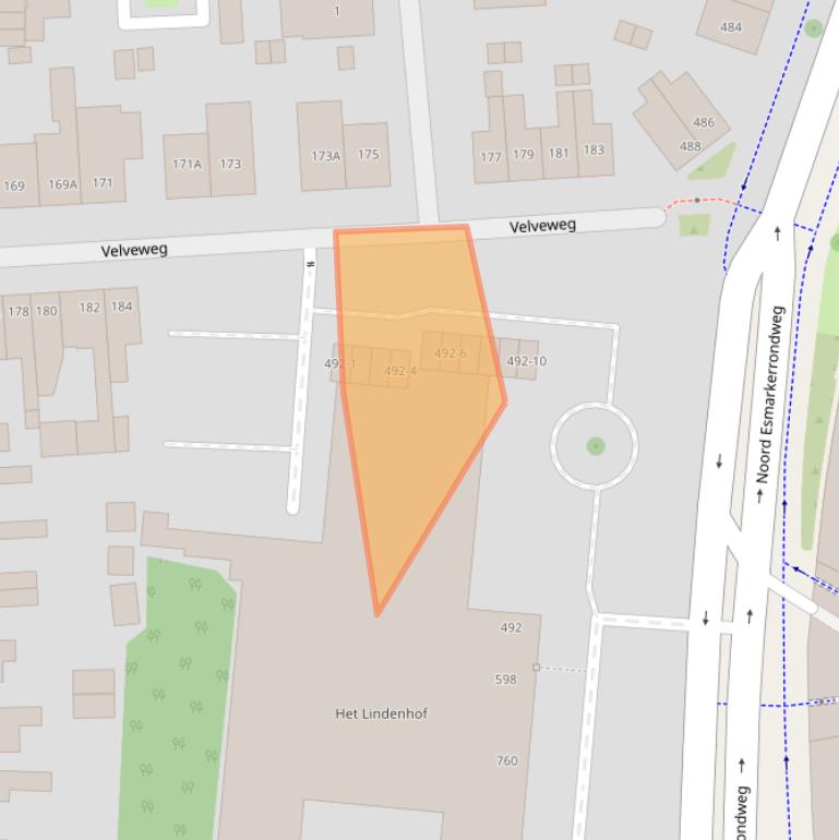 Kaart van postcodegebied 7533CS.