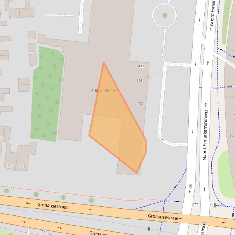 Kaart van postcodegebied 7533CT.