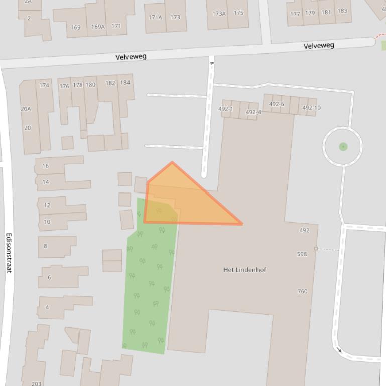 Kaart van postcodegebied 7533CV.