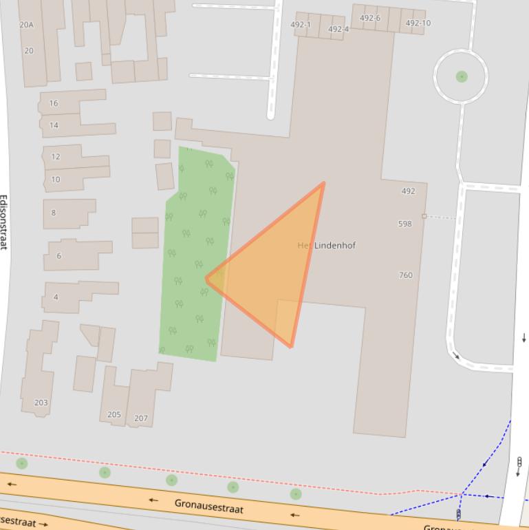 Kaart van postcodegebied 7533CW.