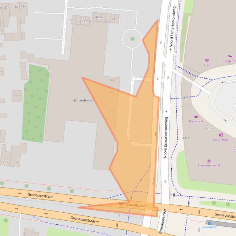 Kaart van postcodegebied 7533CZ.