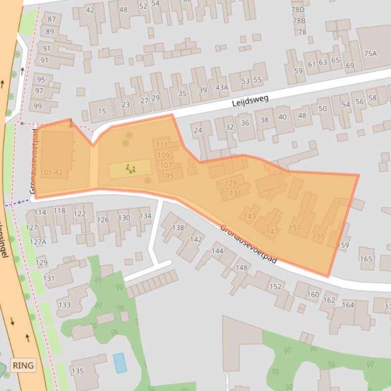 Kaart van postcodegebied 7533VE.