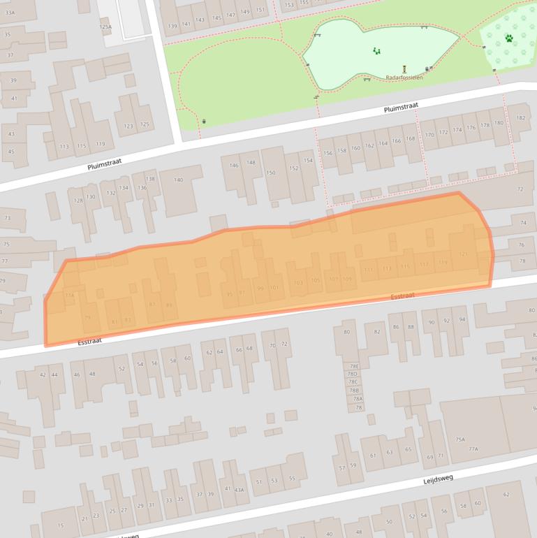 Kaart van postcodegebied 7533VJ.