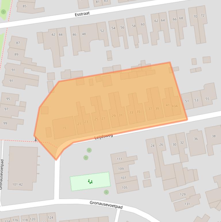 Kaart van postcodegebied 7533VL.