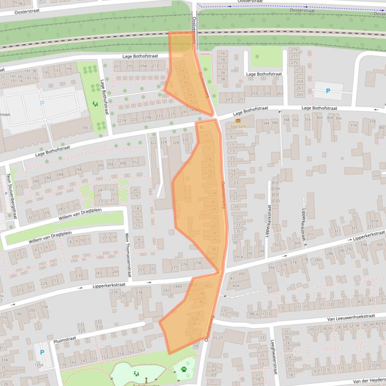 Kaart van postcodegebied 7533VV.