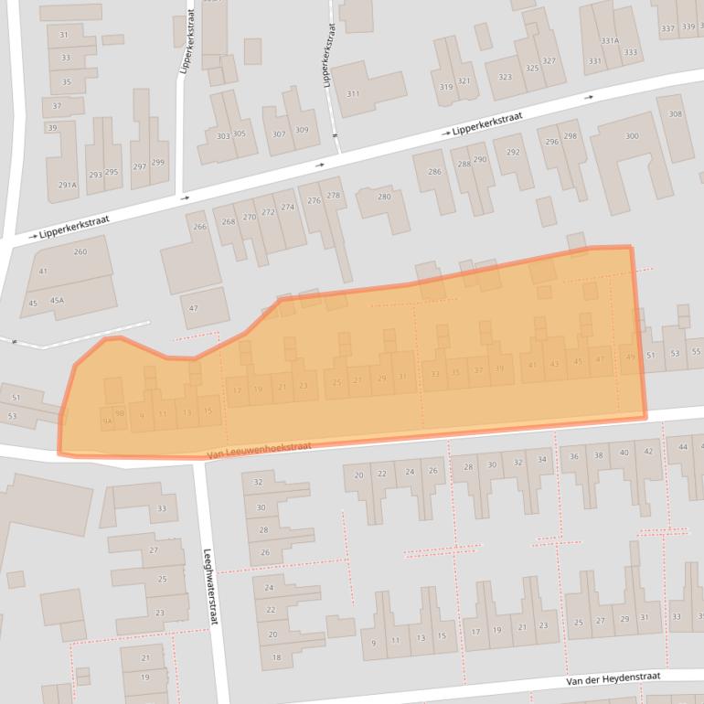 Kaart van postcodegebied 7533WB.