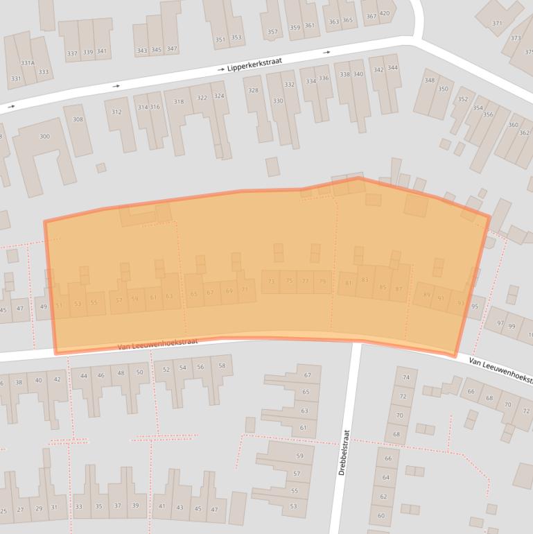 Kaart van postcodegebied 7533WC.