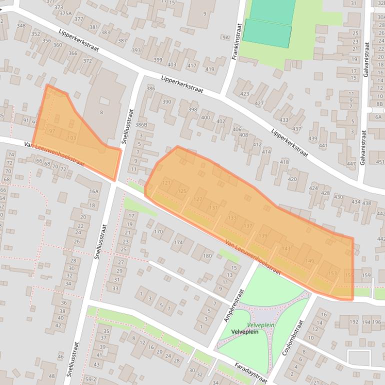 Kaart van postcodegebied 7533WD.