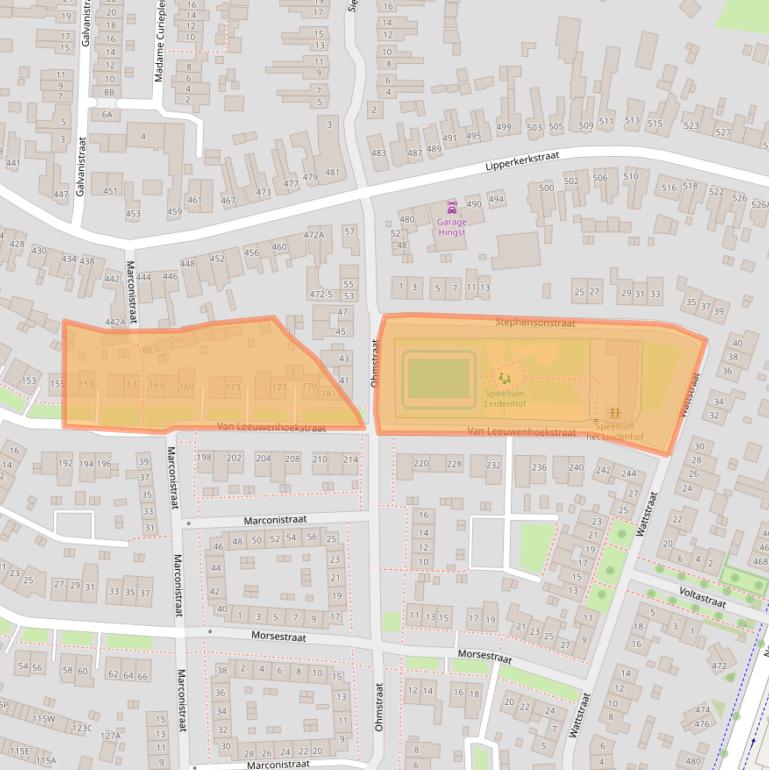Kaart van postcodegebied 7533WE.