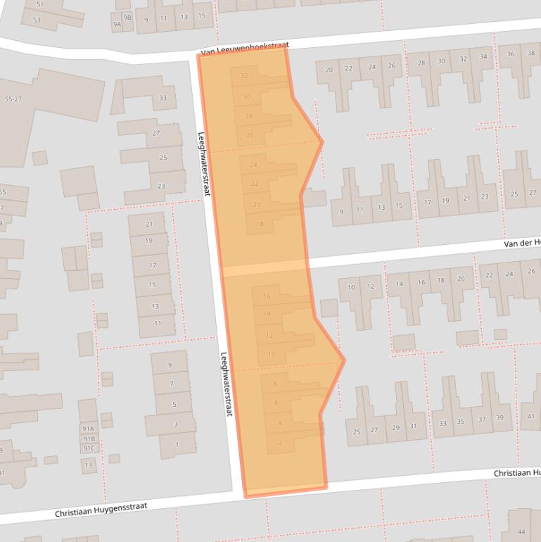 Kaart van postcodegebied 7533WR.
