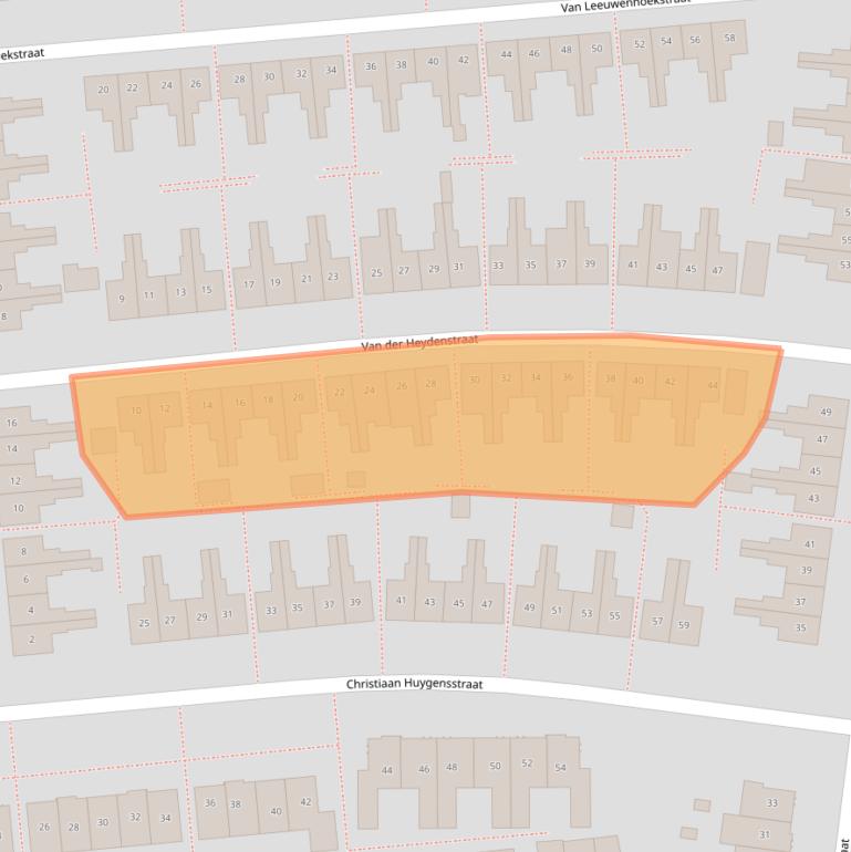 Kaart van postcodegebied 7533WT.