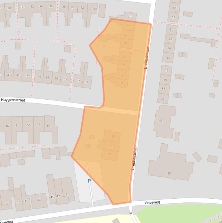 Kaart van postcodegebied 7533WV.