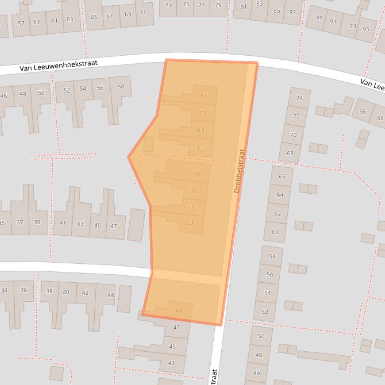 Kaart van postcodegebied 7533WX.