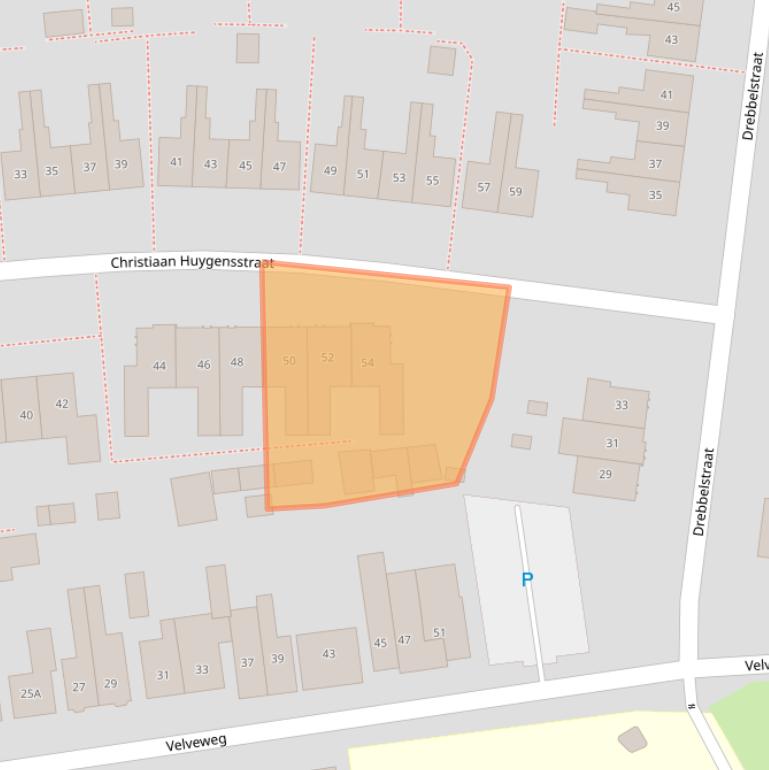 Kaart van postcodegebied 7533XC.