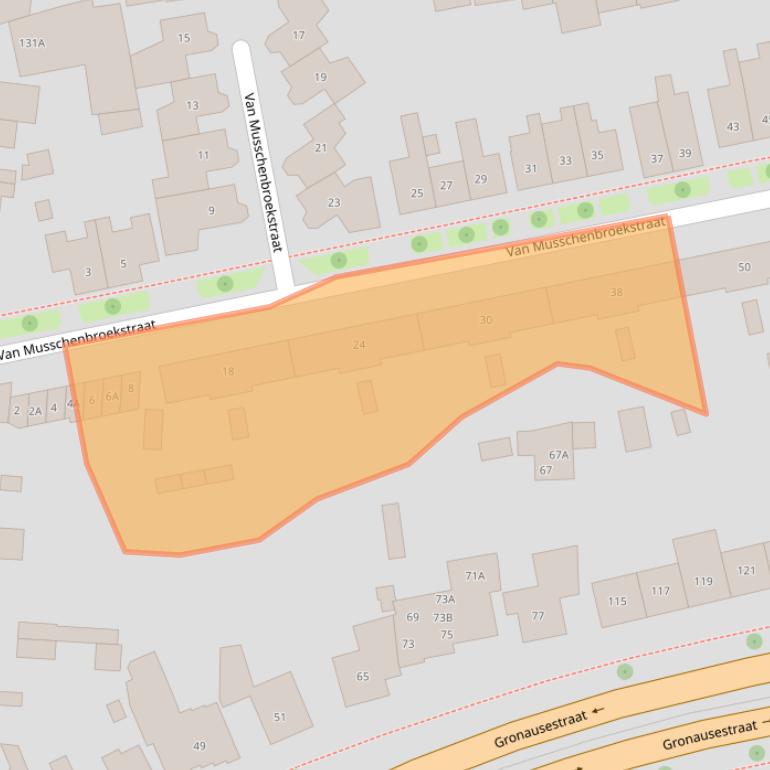 Kaart van postcodegebied 7533XN.