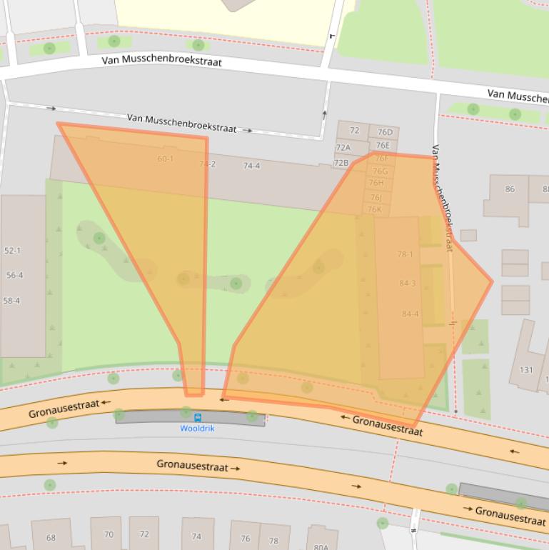 Kaart van postcodegebied 7533XS.
