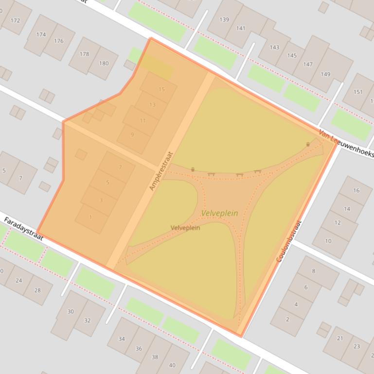 Kaart van postcodegebied 7533ZM.