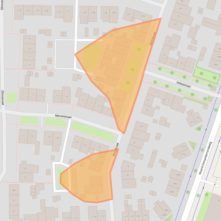 Kaart van postcodegebied 7533ZP.