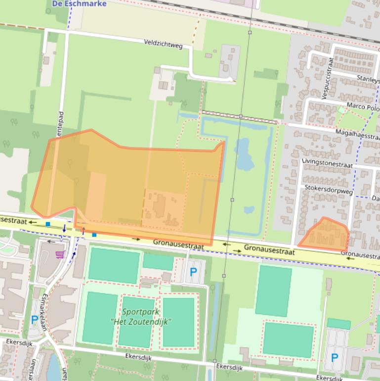 Kaart van postcodegebied 7534AC.