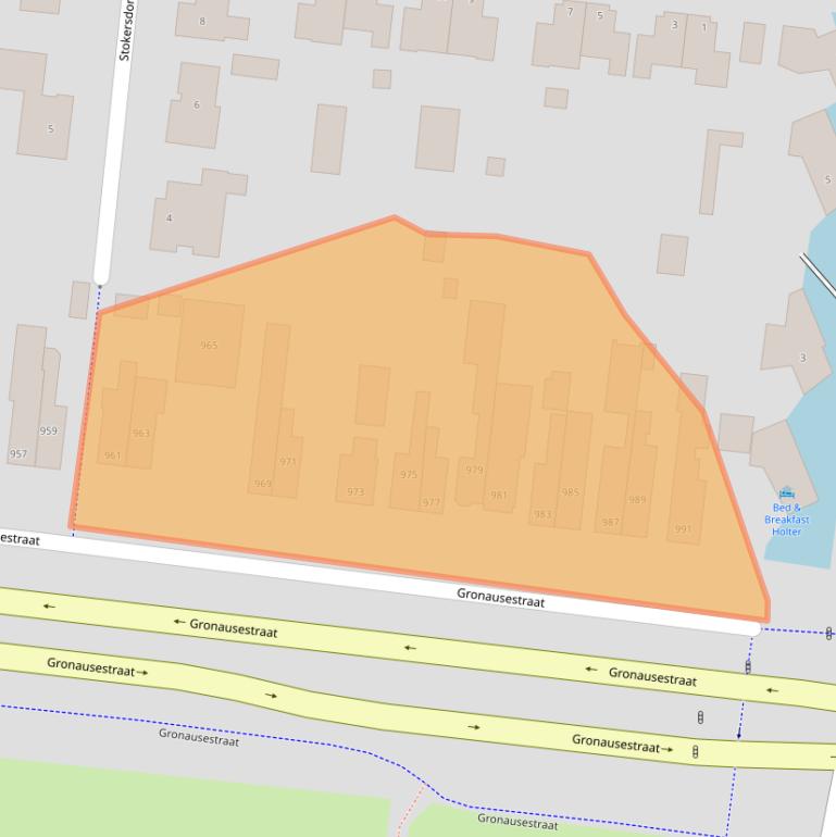Kaart van postcodegebied 7534AD.