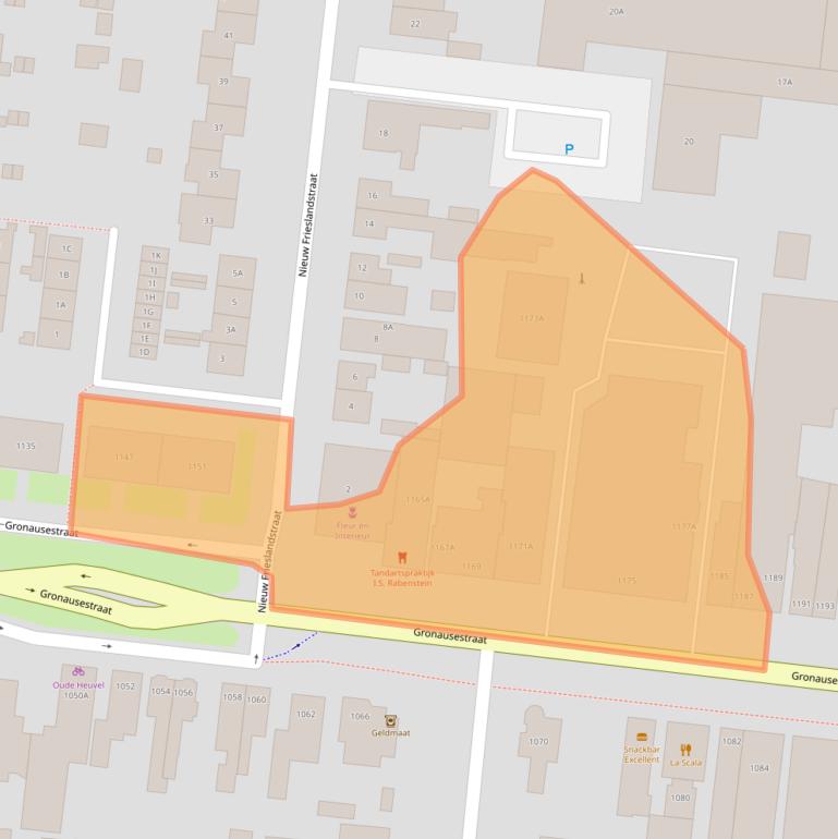 Kaart van postcodegebied 7534AG.