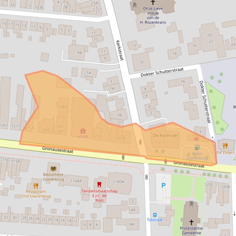 Kaart van postcodegebied 7534AK.