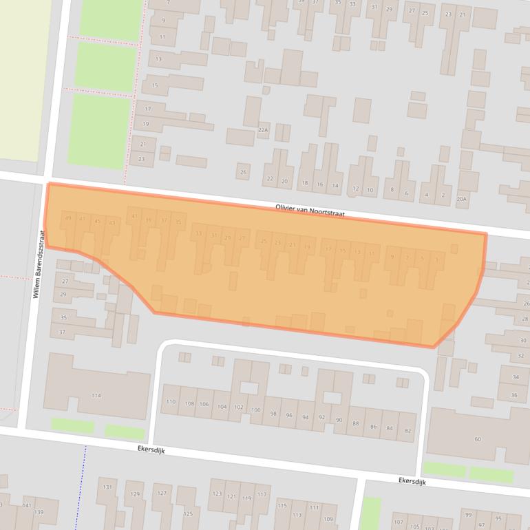 Kaart van postcodegebied 7534BJ.