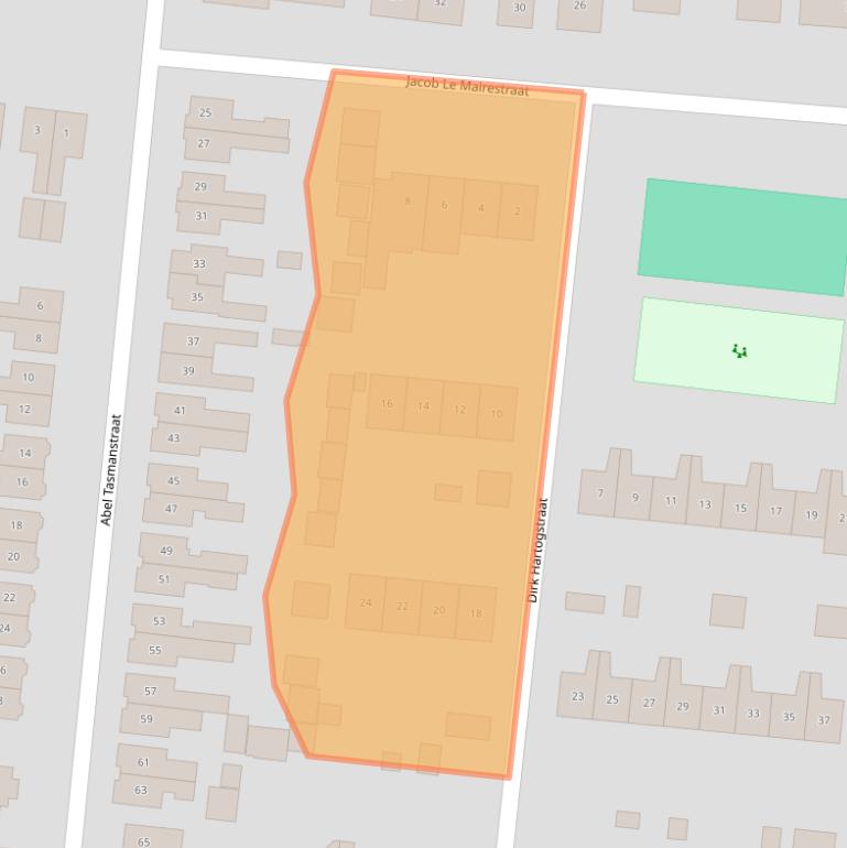 Kaart van postcodegebied 7534BX.