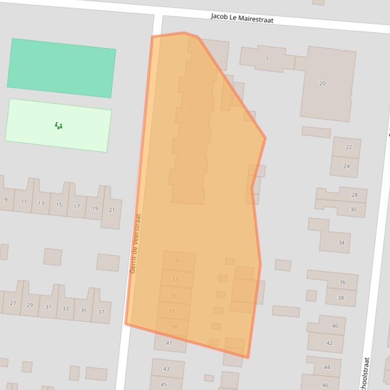 Kaart van postcodegebied 7534BZ.