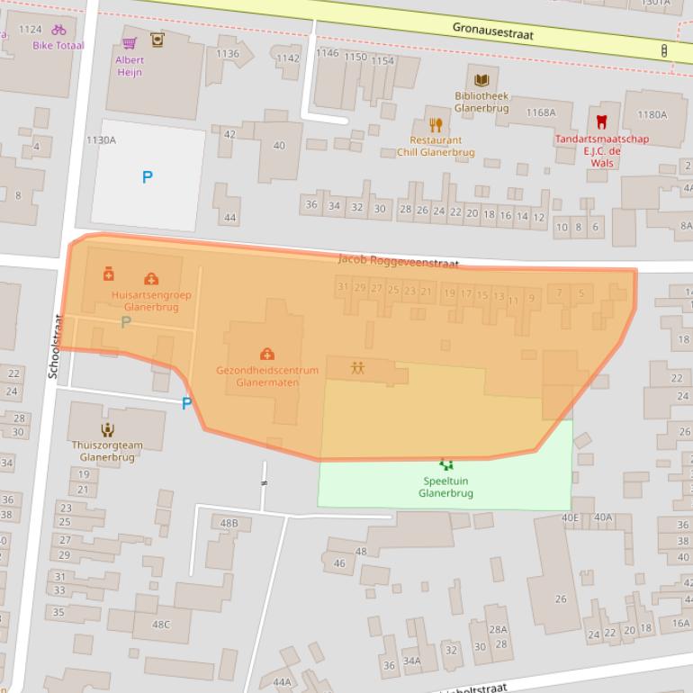 Kaart van postcodegebied 7534CD.