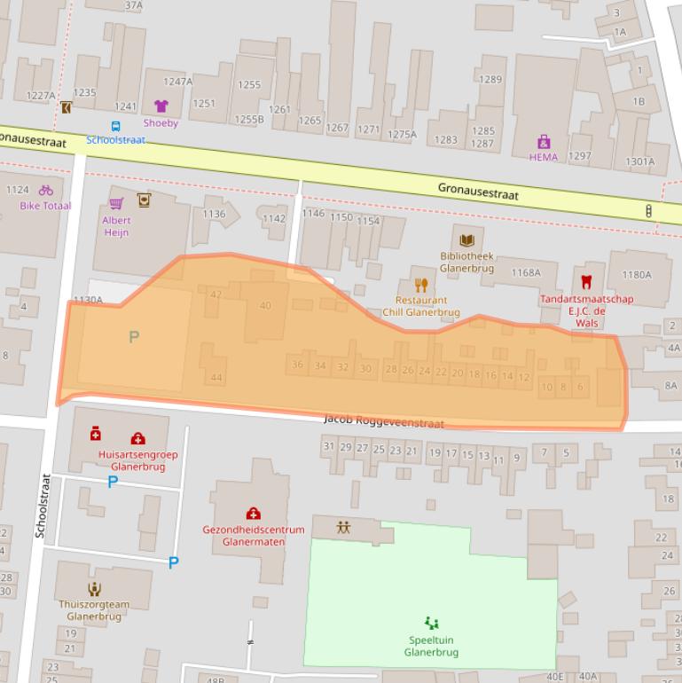 Kaart van postcodegebied 7534CE.