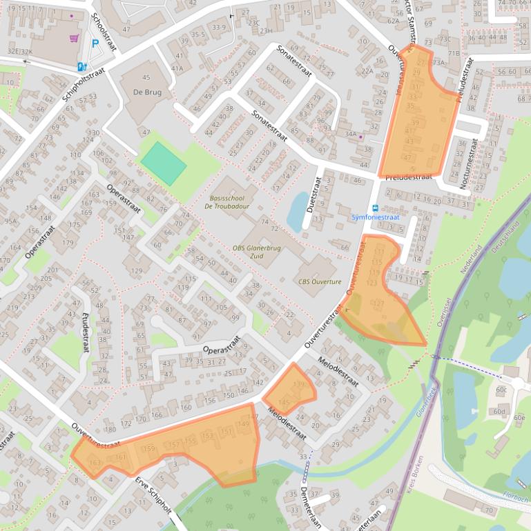 Kaart van postcodegebied 7534CL.