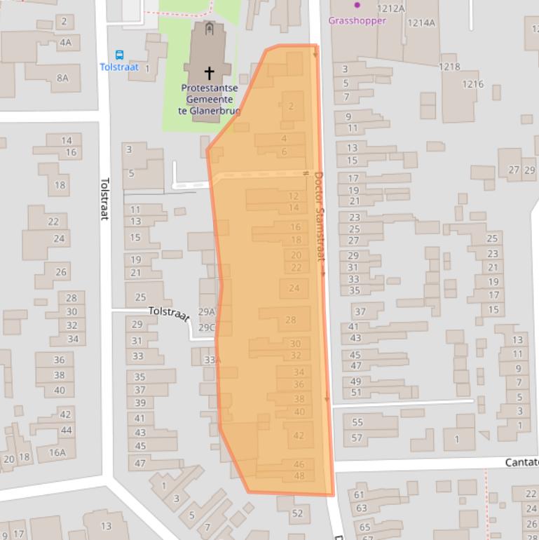 Kaart van postcodegebied 7534CM.