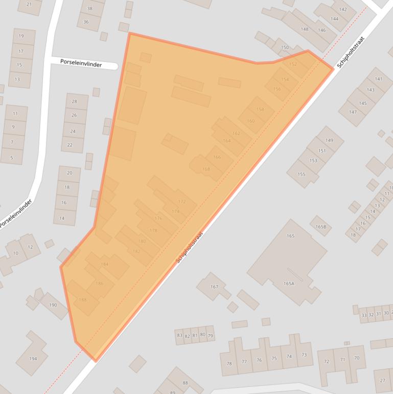 Kaart van postcodegebied 7534DC.