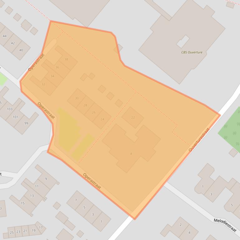 Kaart van postcodegebied 7534EA.