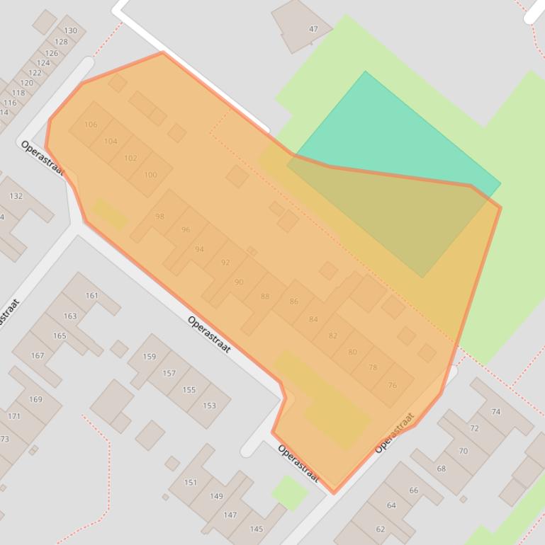 Kaart van postcodegebied 7534EC.