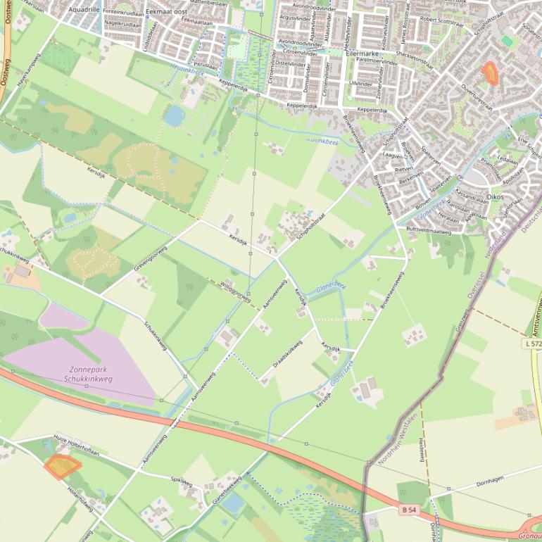 Kaart van postcodegebied 7534ES.