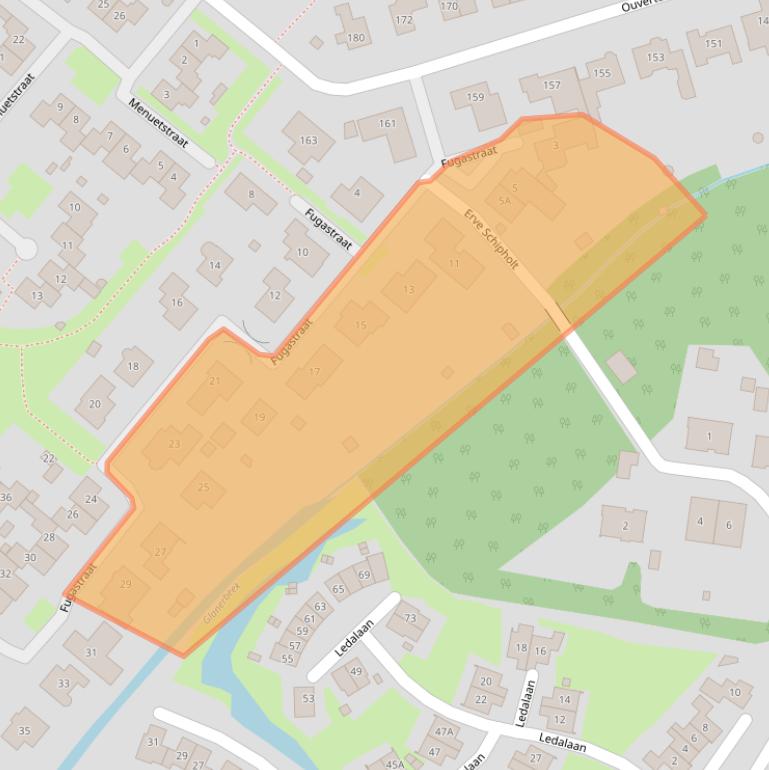 Kaart van postcodegebied 7534GA.